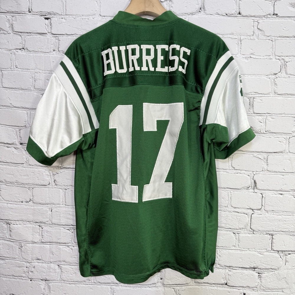 Plaxico Burress New York Jets Reebok On Field Jersey Men's Size 48 Green 2008‎